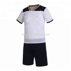 Full Set Breathable Popular Team White Jersey Soccer Uniform