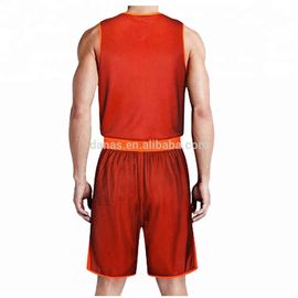 2019 New Design Reversible Mesh Cool Orange Basketball Jersey
