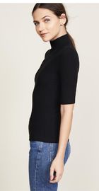 Simple Design Clothing Black T Shirt Women
