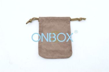Small velvet drawstring jewelry pouch / gift fabric drawstring bags for pendants